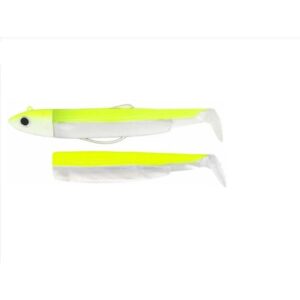 Fiiish Black Minnow 90 Off Shore 10 g Fluo Yellow – Vinilo de Pesca